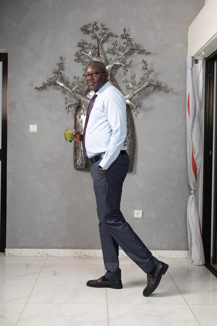 Le Maire avec les citoyens de Khombole